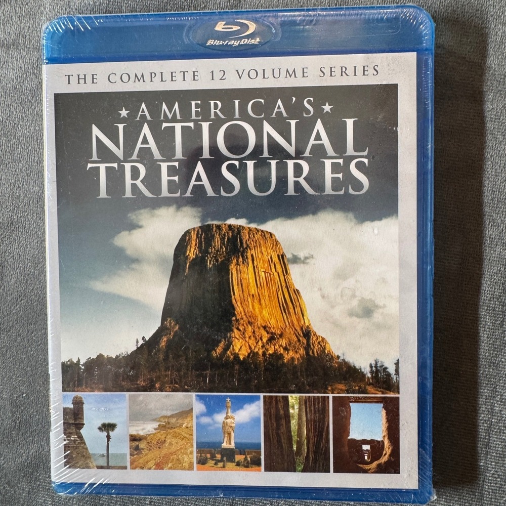 Mill Creek America's National Treasures Blu-ray Set Blue 12 Volume Documentary